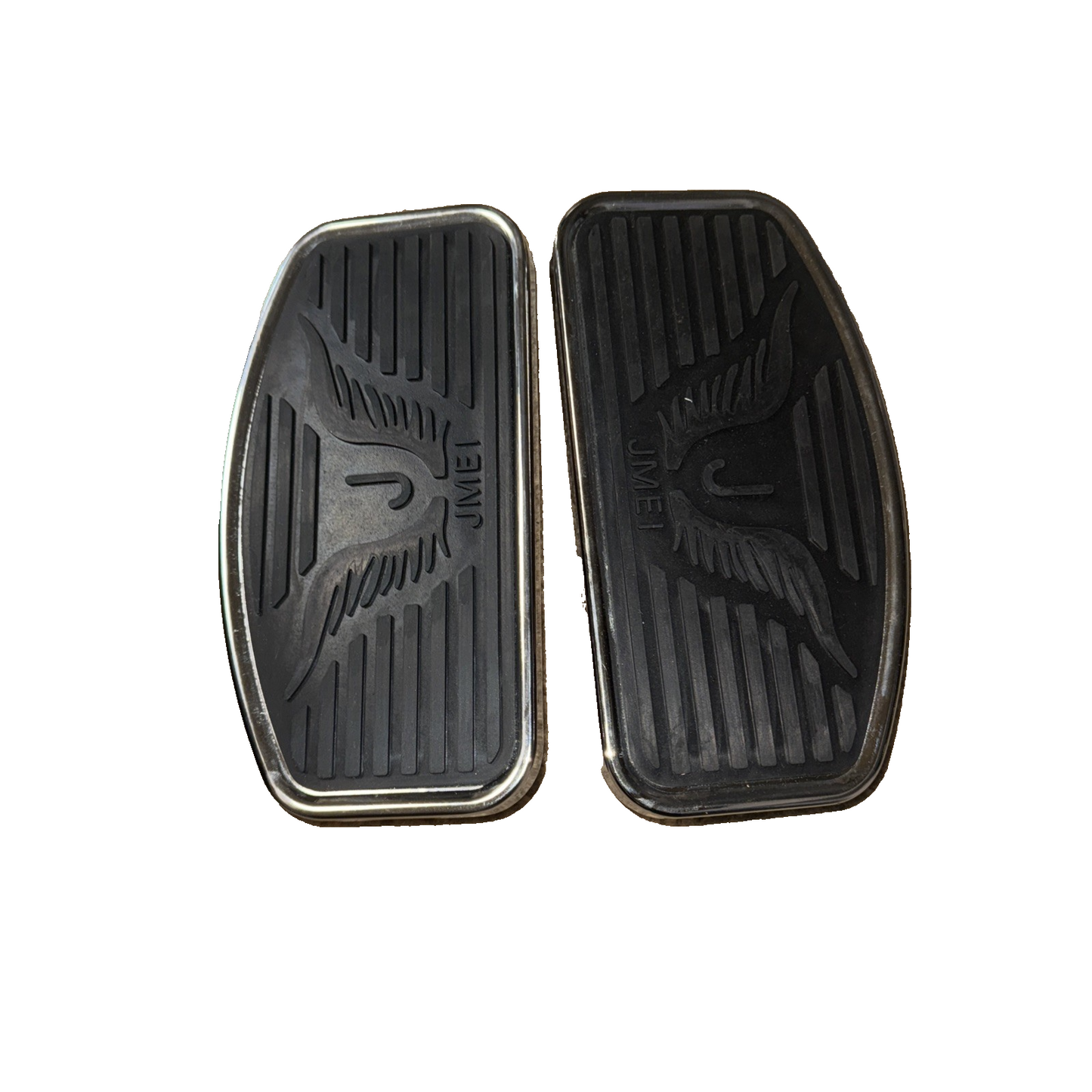 JMEI Motorcycle Footboard Footrest Step - 1 pair ( No Hardware)