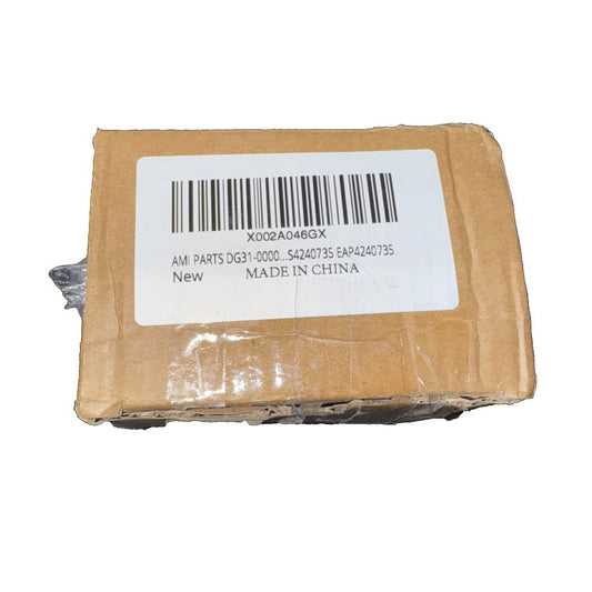 AMI PARTS DG31-00005A Motor Convection Replacement Part – a box of brown paper with a barcode label