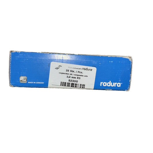 Radura Parts 52952300/25 3,0 MM – a blue box with a white label on it