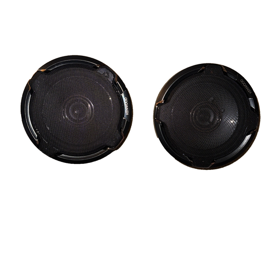 Kenwood KFC-1695PS 6.5 Inch 2 Way Car Speakers with 320 Watts Peak