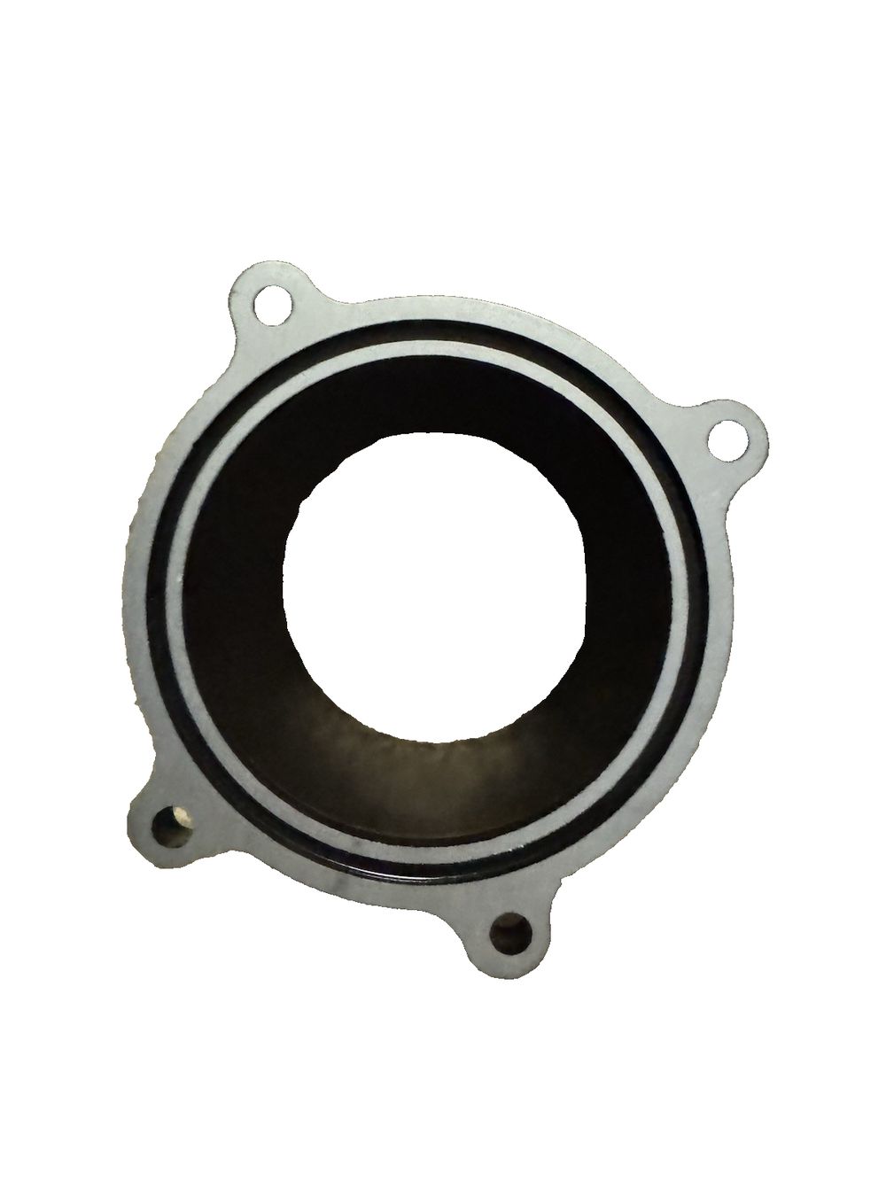 IP-TVD-67CB Throttle Valve Delete 2007.5-2022 Dodge Ram 6.7L Cummins Black, DaveyDooDeals – a black and white metal ring with a hole