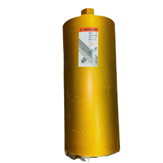 DaduoRi Wet Core Drill Bit, 2.75" Diameter x 14" Depth, 1-1/4"-7 (71mm) – a roll of gold foil