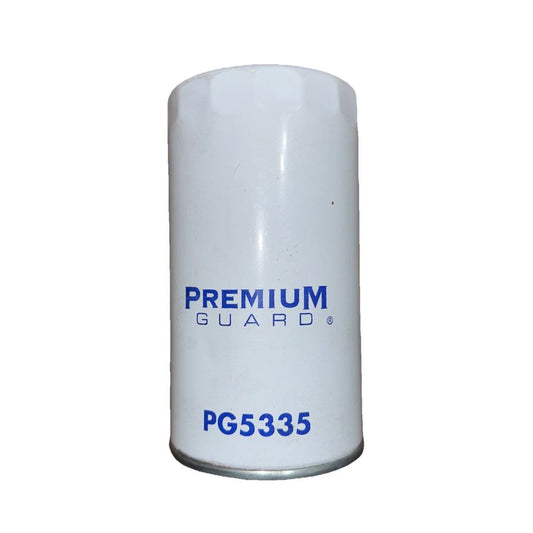 Oil Filter by PREMIUM GUARD - PG5335 – a white cylinder with the words premium on it
