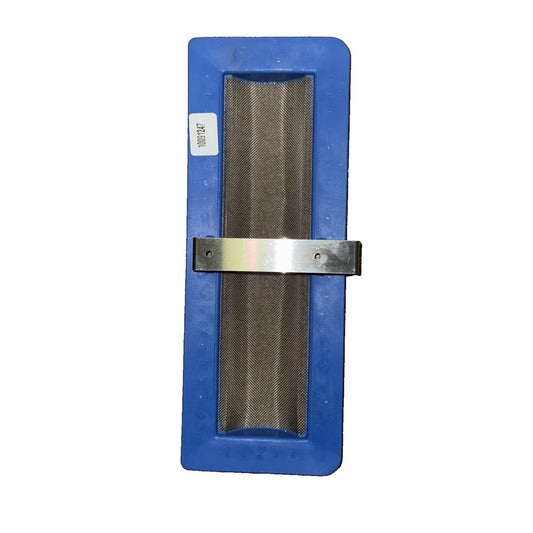10091247 Sump Bottom Filter, Unbranded – a blue metal heater with a metal mesh