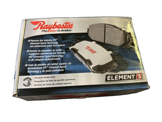 Raybestos Premium Raybestos Element3 EHT Replacement Rear Brake Pad Set for Sel – picture of brake pads - front - e310