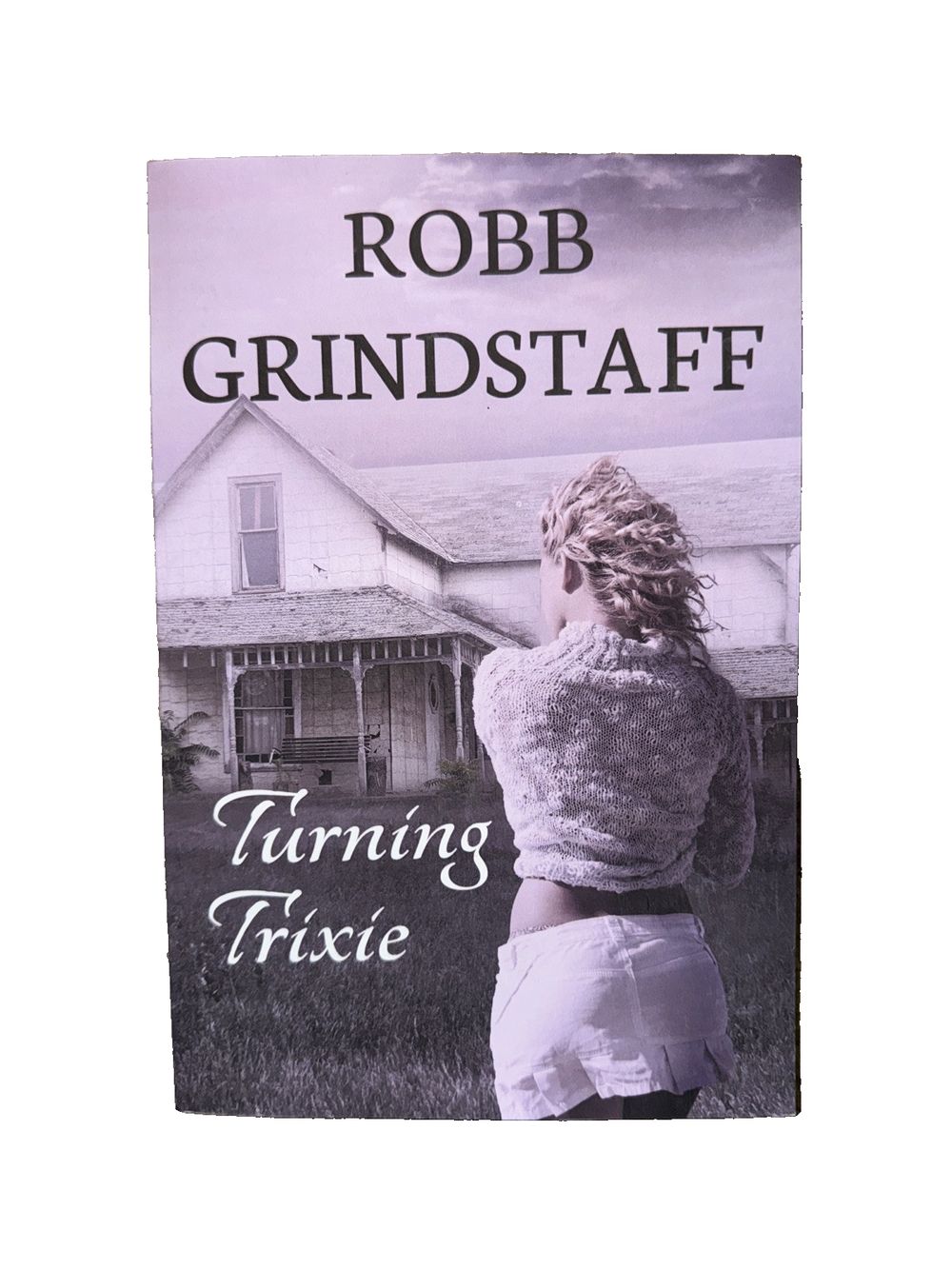 Turning Trixie: Winning the Lottery Often Comes at a Cost, DaveyDooDeals – a book cover with a woman standing in front of a house