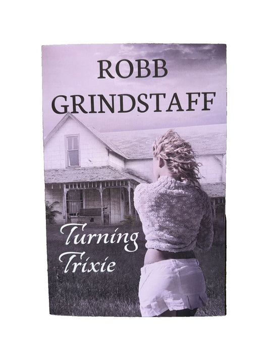 Turning Trixie: Winning the Lottery Often Comes at a Cost, DaveyDooDeals – a book cover with a woman standing in front of a house