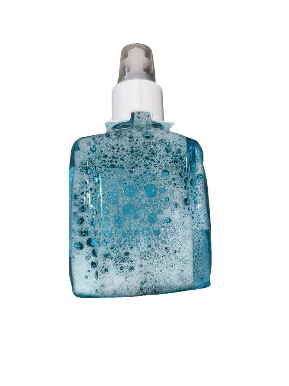 Gojo Pomeberry Foam Handwash Refill, Pomegranate, 1200Ml Refill, – a bottle of blue liquid with a white cap