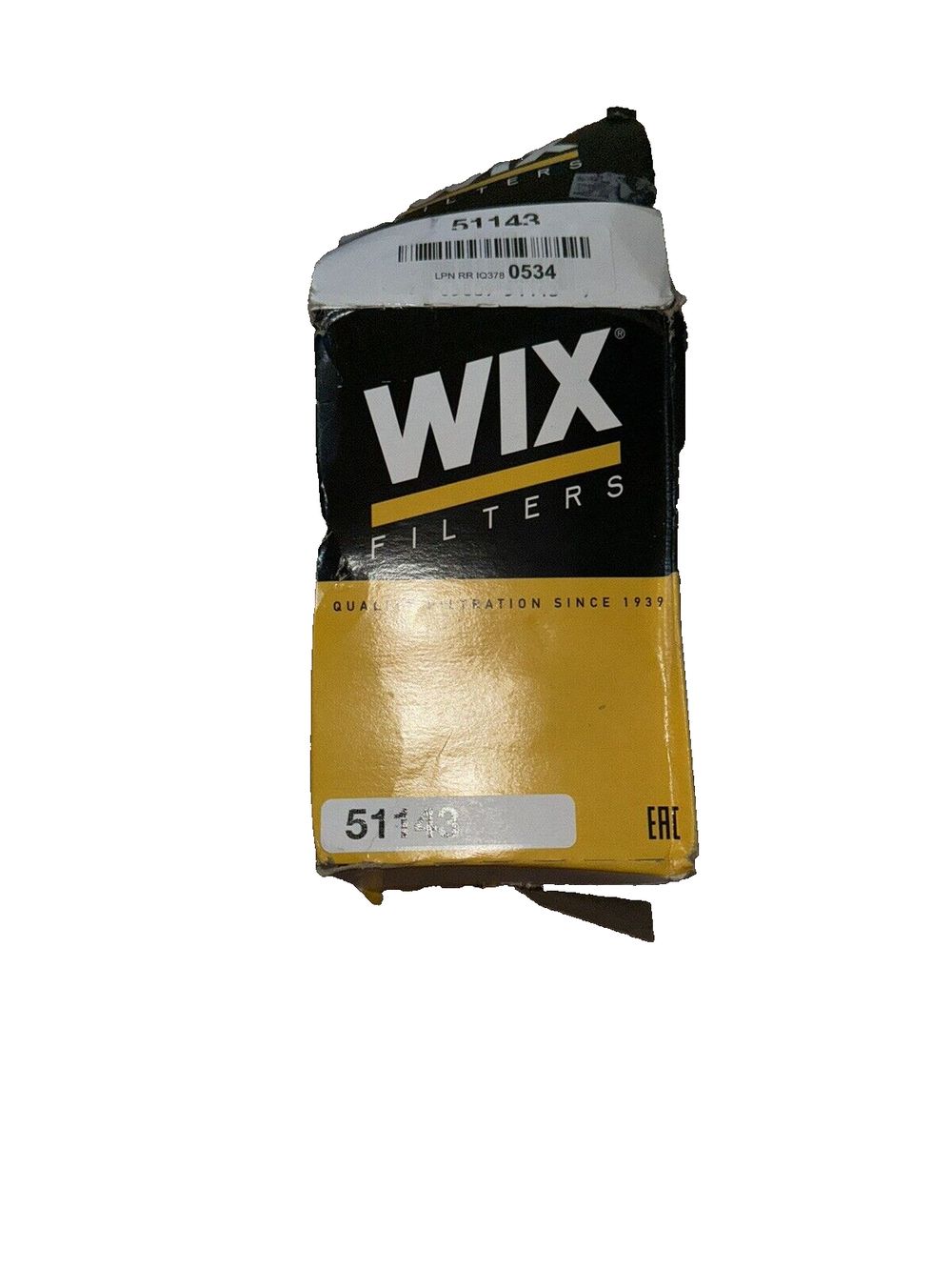 WIX Filters - 51143 Cartridge Fuel Metal Canister, Pack of 1 – a box of wx tape