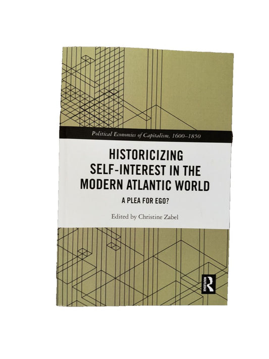 Historicizing Self-Interest in the Modern Atlantic World: A Plea for Ego, DaveyDooDeals – a book with a black and white cover