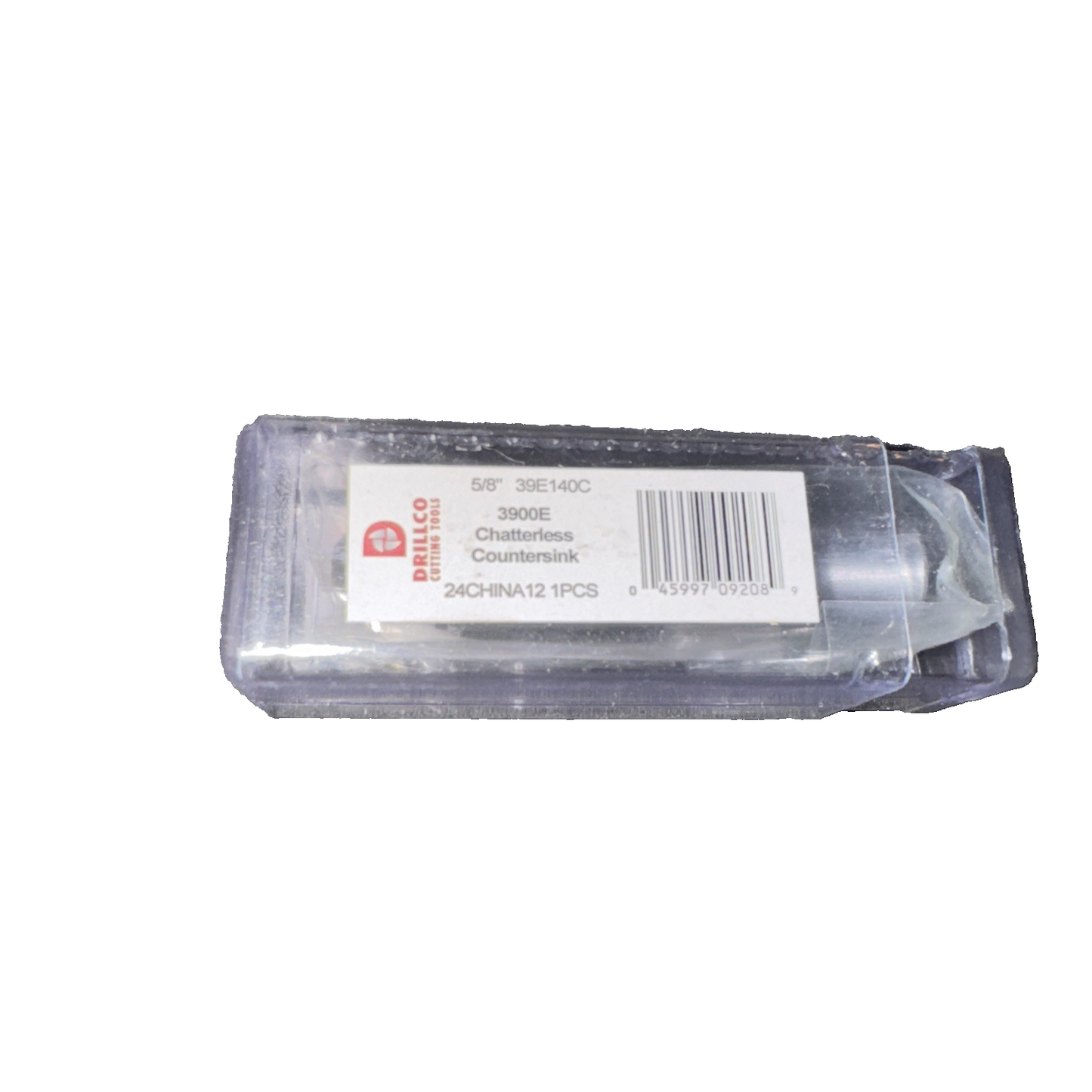 Drillco Chatterless Countersink, 5/8", High Speed Steel, 90° Angle, 6 Flutes 39E