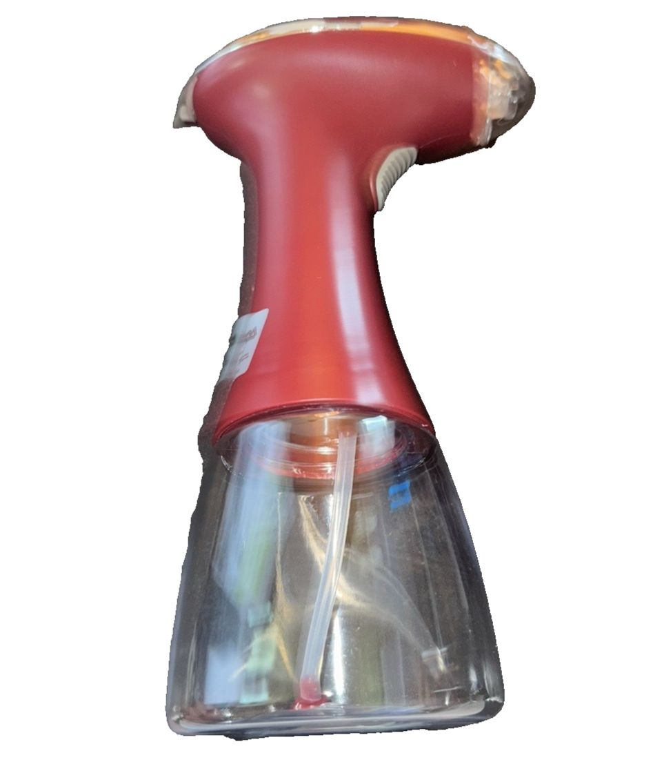 Curtis Stone Rechargeable Oil Mister Red – a red and white hand held vacuum