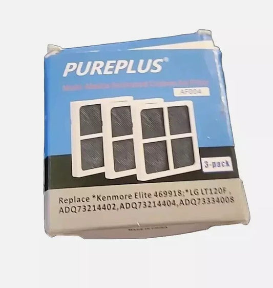PurePlus Activated Carbon Air Filter – a pair of black and white tape