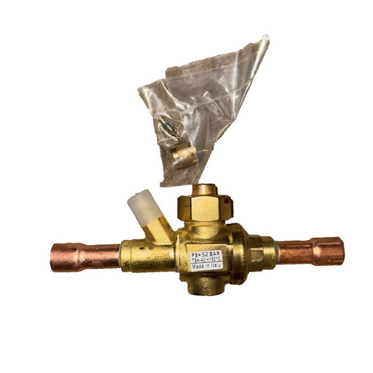Ball Valve 1/2" Gbc 12S Refrigera, DaveyDooDeals – a brass ball valve with a plastic bag on top