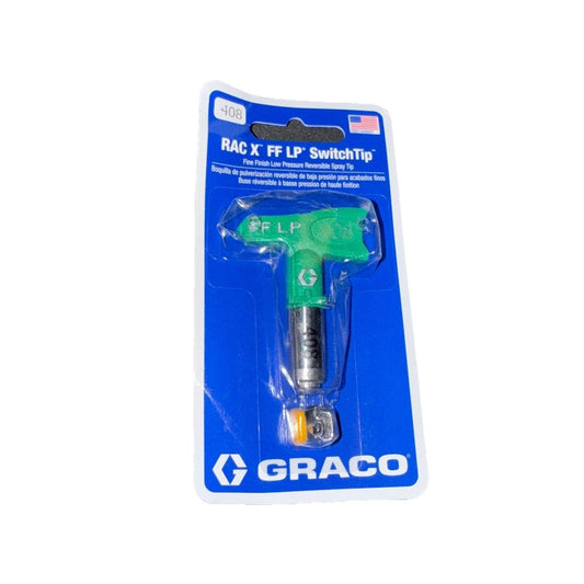 Graco Fine Finish Low Pressure RAC X FF LP SwitchTip, 408 – gro rf - p switch