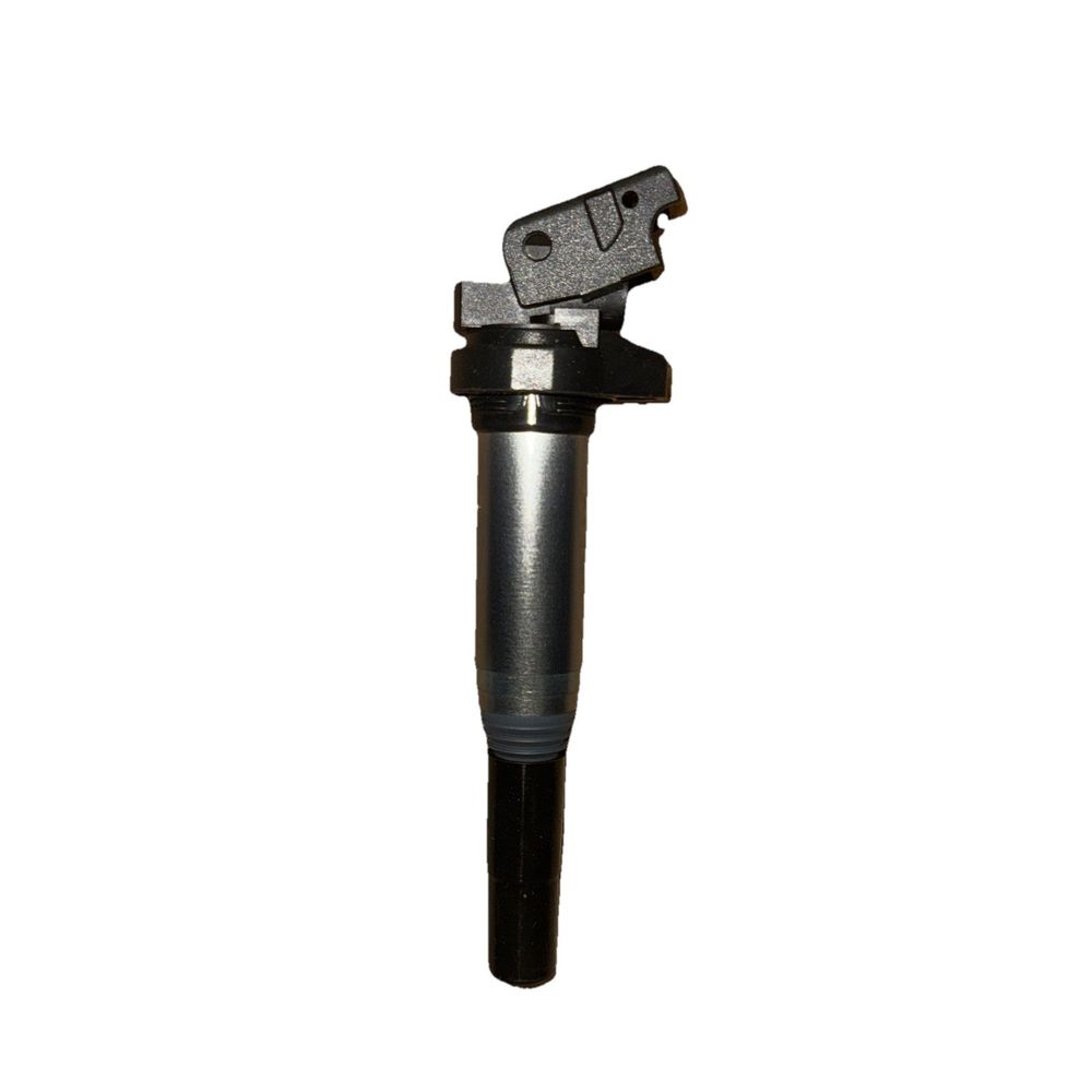 Standard Motor Products UF-667 Ignition Coil (InterMotor) – a black and silver metal object on a white background