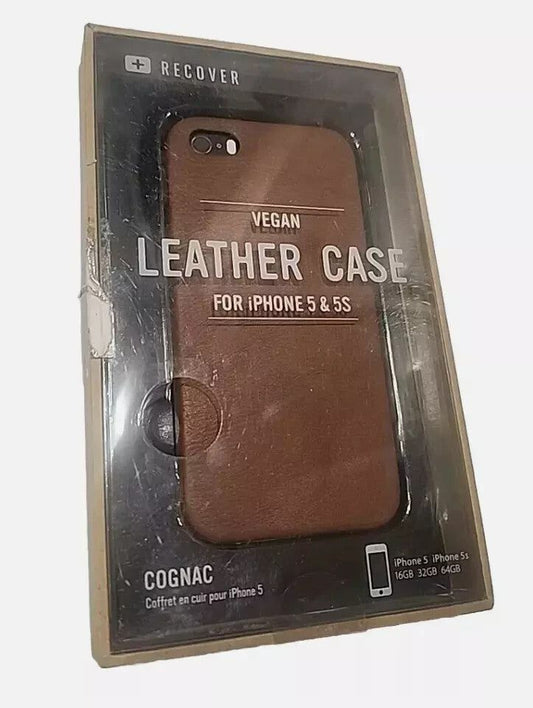 iPhone 5/5S Vegan Leather Case - Eco-Friendly, Elegant Protection for iPhone, Recover – leather case for iphone 4g