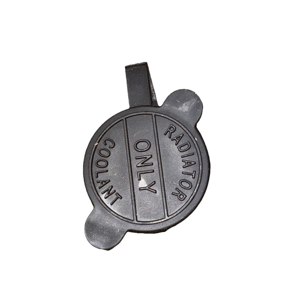 Dorman 54212 Engine Coolant Recovery Tank Cap, Black – a black turtle shaped object with the words ' no one '