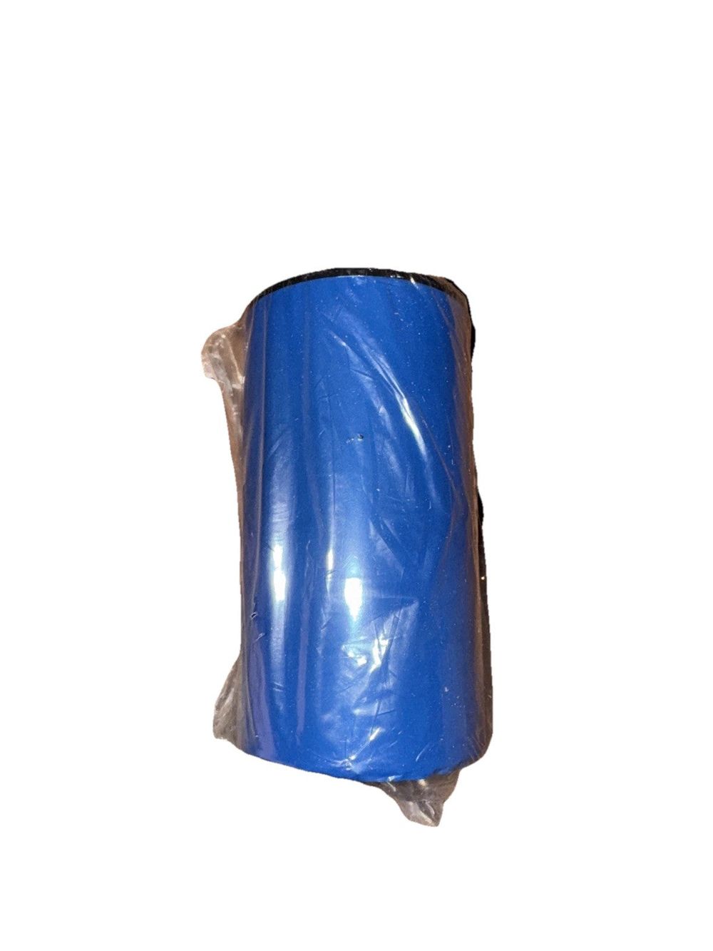 Id Technology 5.12" x 1345' Sato Printer Transfer Ribbon – a blue plastic bag on a white background