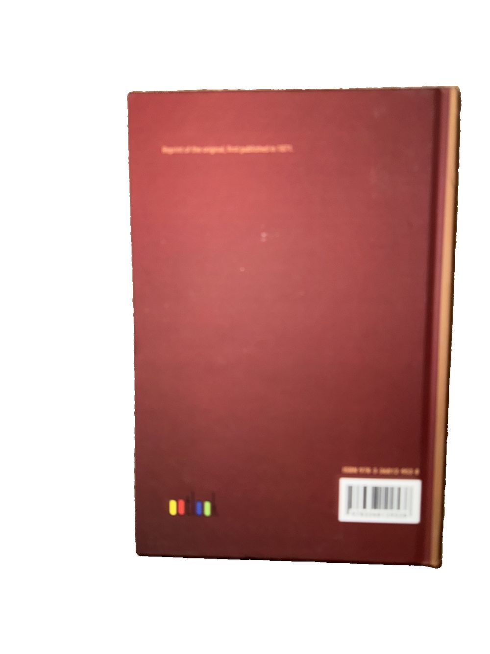 Anster Fair, DaveyDooDeals – a red hardcover book with a white background
