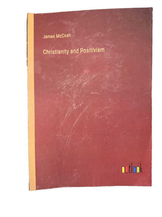Christianity and Positivism, DaveyDooDeals – a red book with a yellow cover and a yellow border