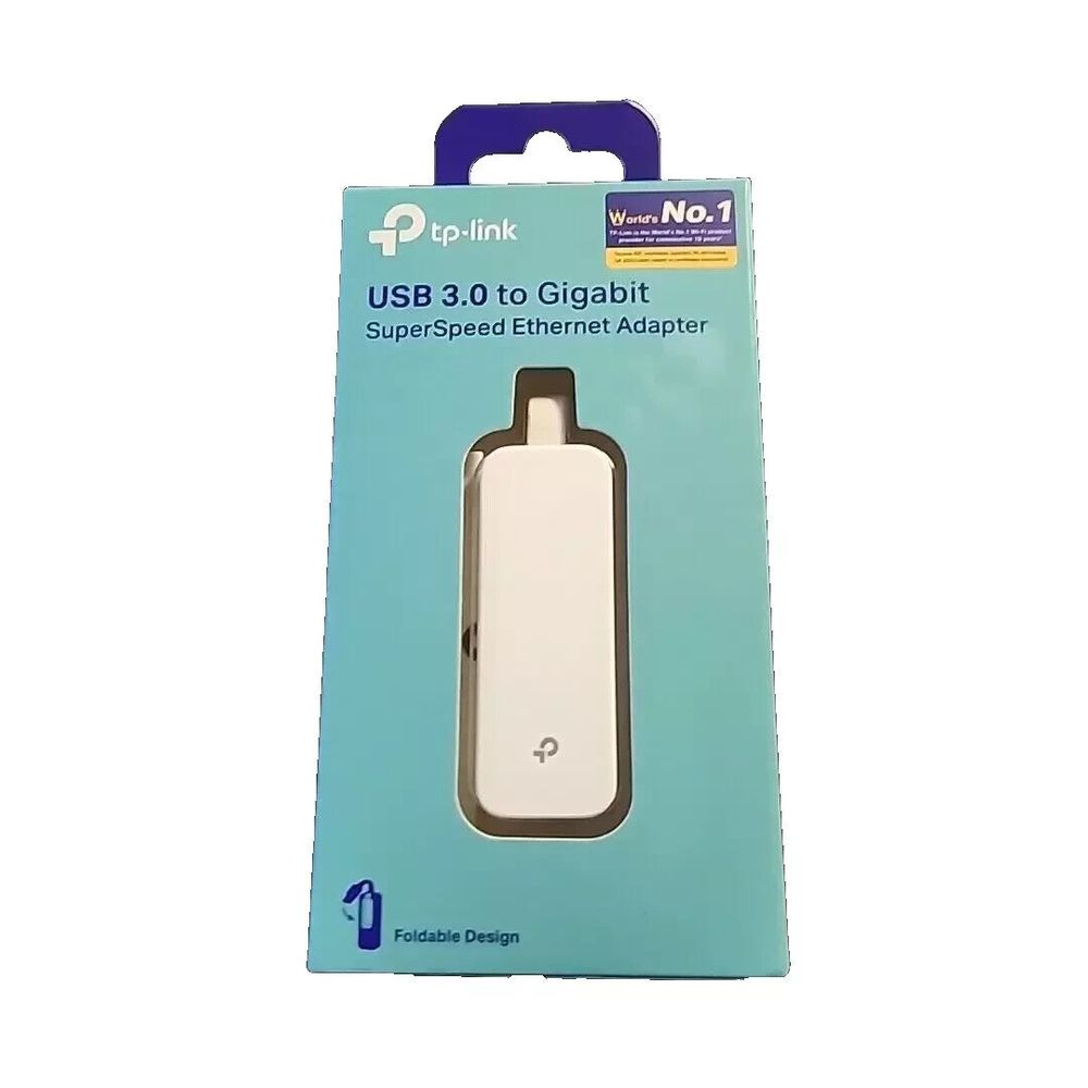 TP-Link USB to Ethernet Adapter (UE300) - USB 3.0 to 10/100/1000 Gigabit Etherne, StarTech – a white usb usb with a white box