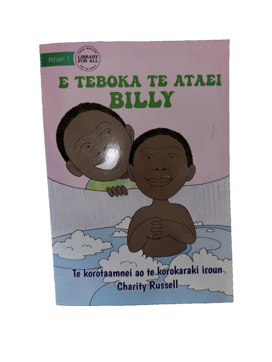 Billy Baths the Baby - E teboka te ataei Billy (Te Kiribati), DaveyDooDeals – a book with a picture of two babies in the tub