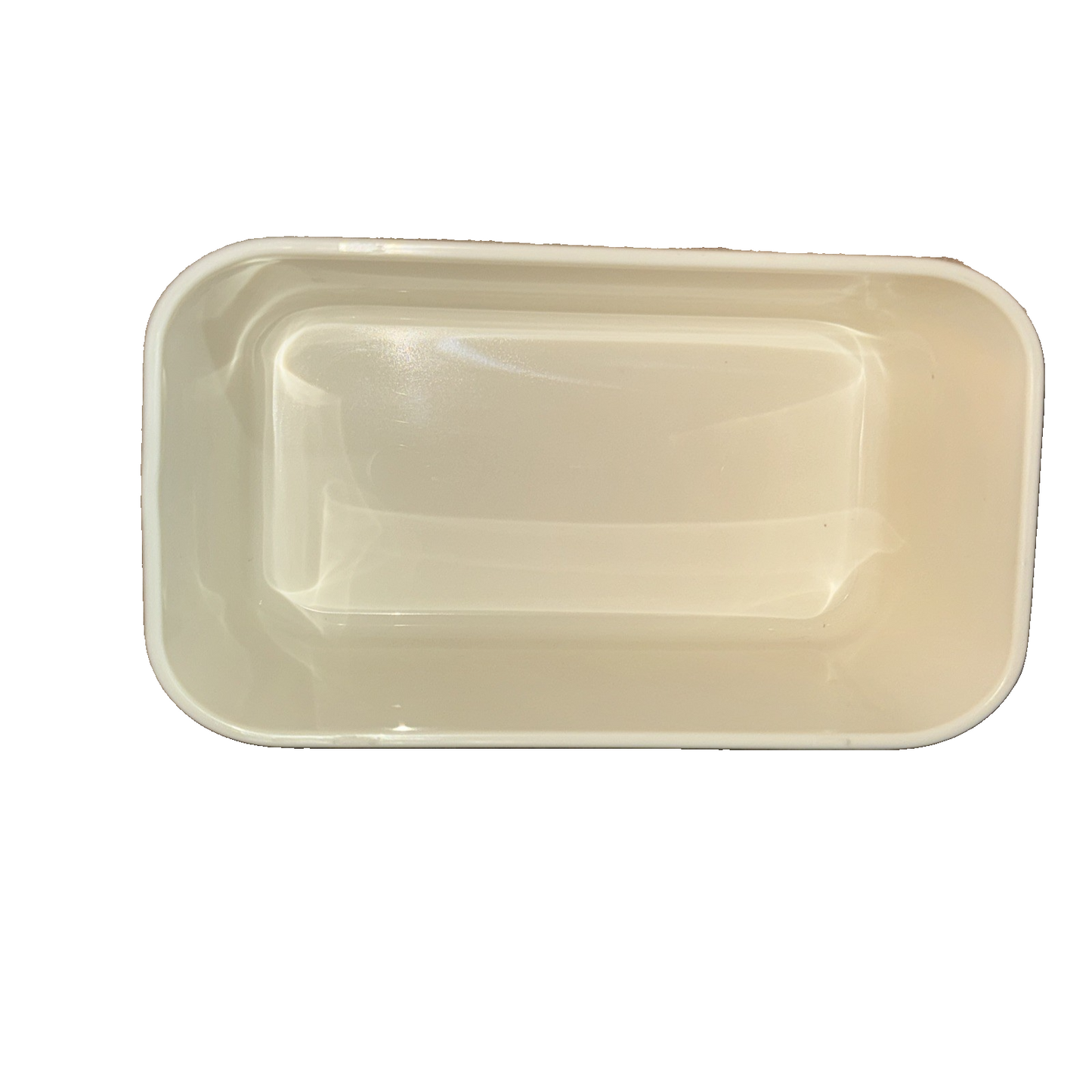 White Butter Dish With Built in Spreading Knife