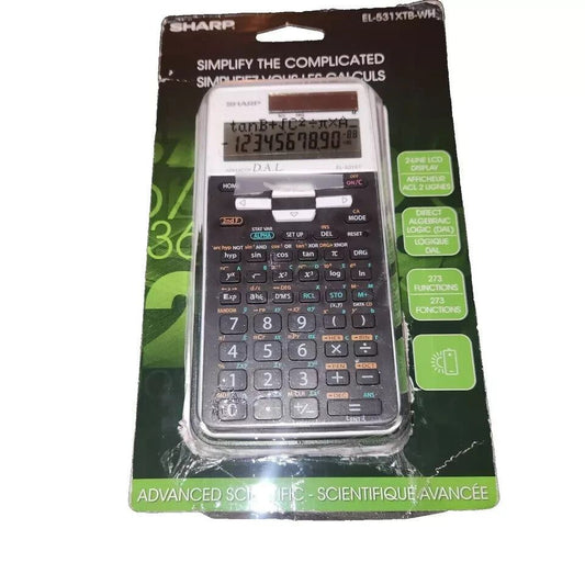 Sharp EL531XTBWH 272 Function 10-Digit Scientific Calculator - White – sharp sharp sharp sharp sharp sharp sharp sharp sharp sharp sharp sh…