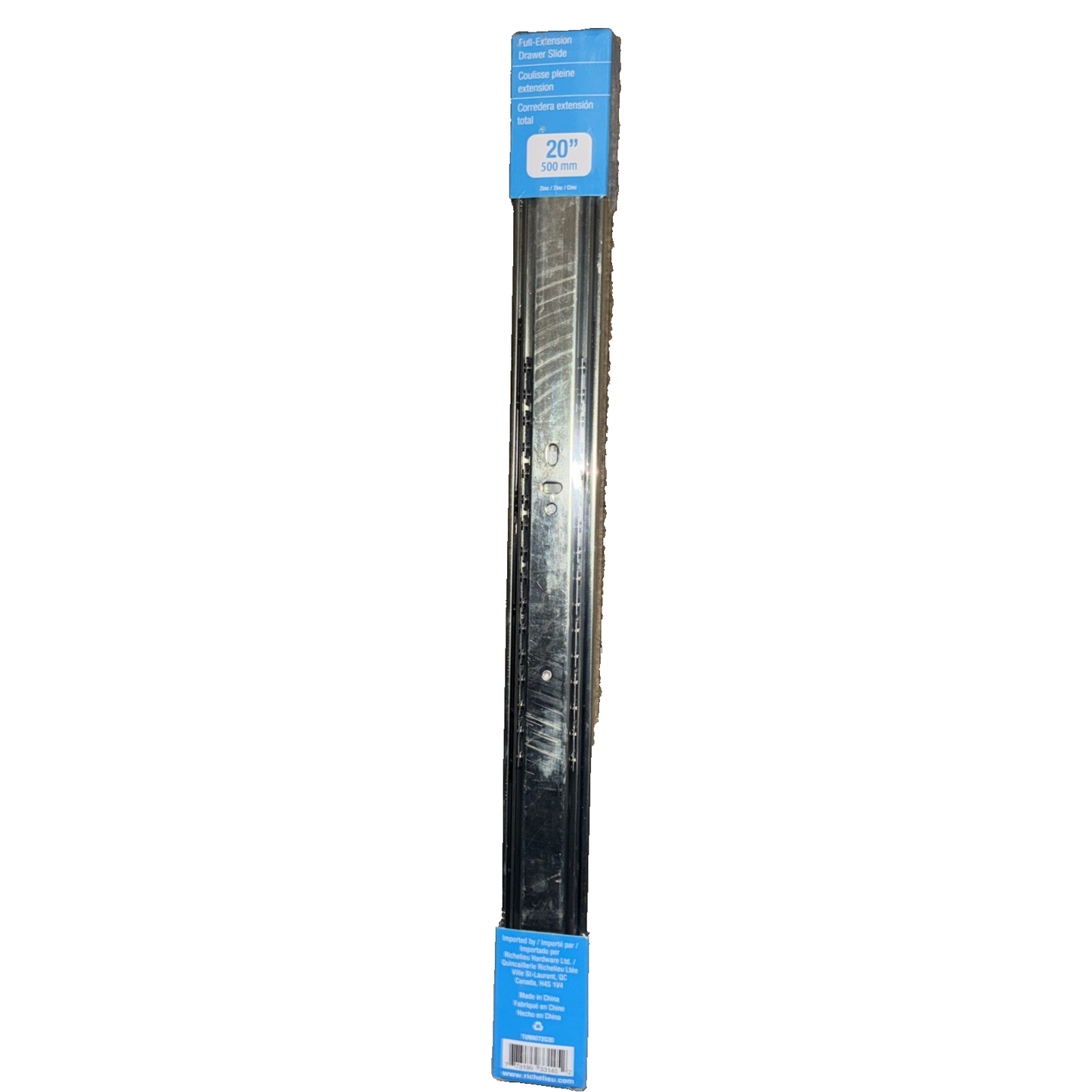 Richelieu TU9997 Series Full Extension Slide - 20" - 2/Pkg