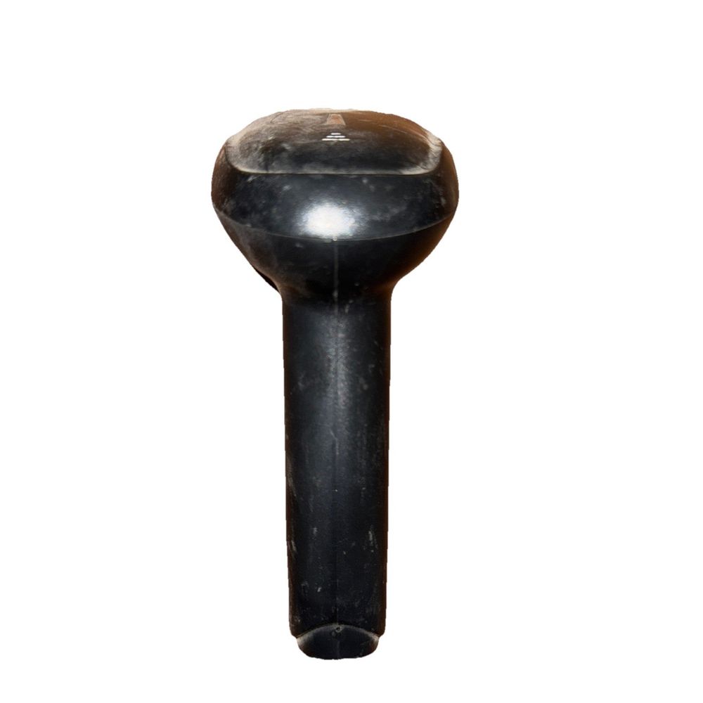 Malacrity MJ-2030 Barcode Scanner – a black knob with a white background