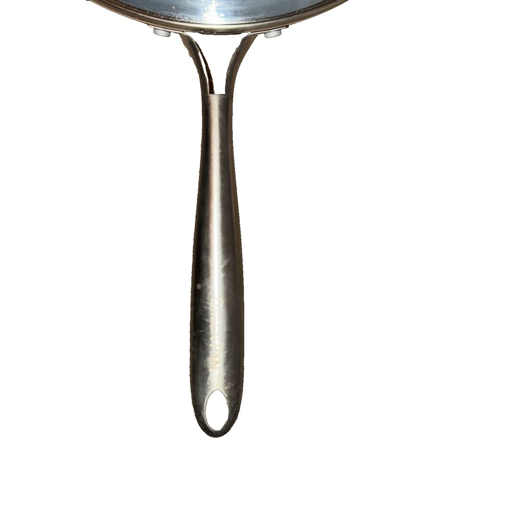 Green Pan Non stick Non Toxic Frying Pan Light Blue 12.5" x 12.5", GreenPan – a silver spoon with a handle on it