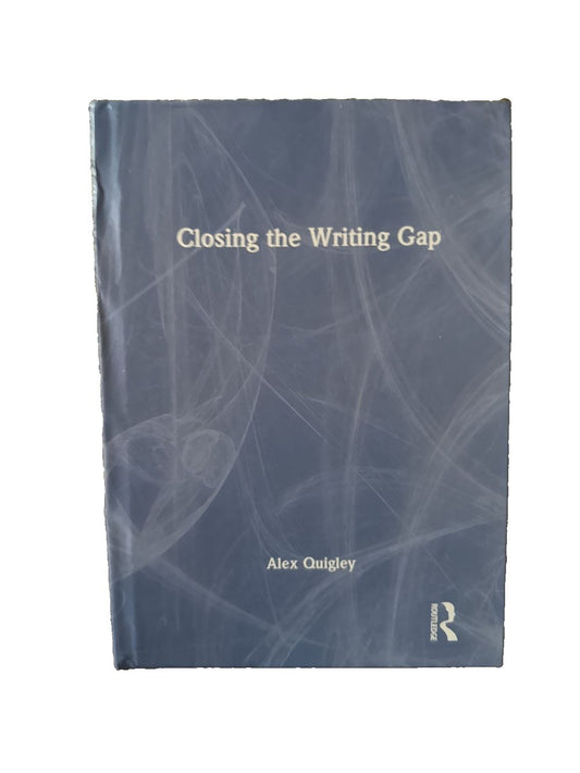 Closing the Writing Gap, DaveyDooDeals – the book cover for losing the writing gap