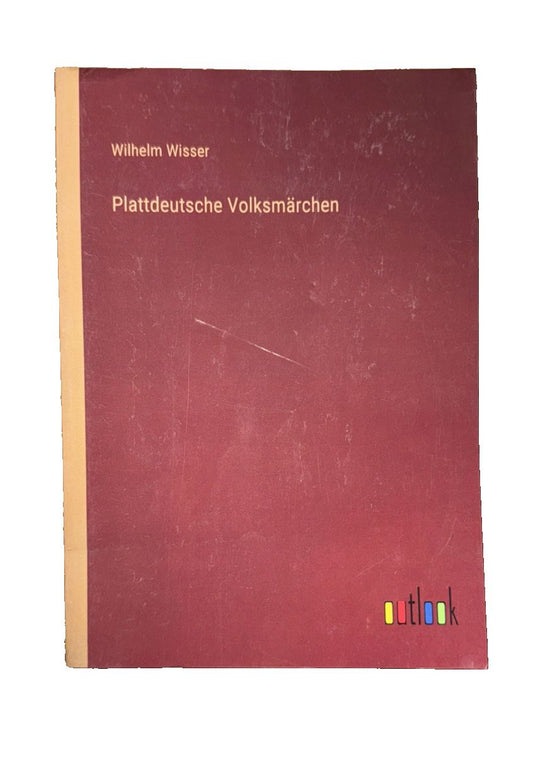 Plattdeutsche Volksmrchen, DaveyDooDeals – the cover of the book, which is a red cover with a yellow border