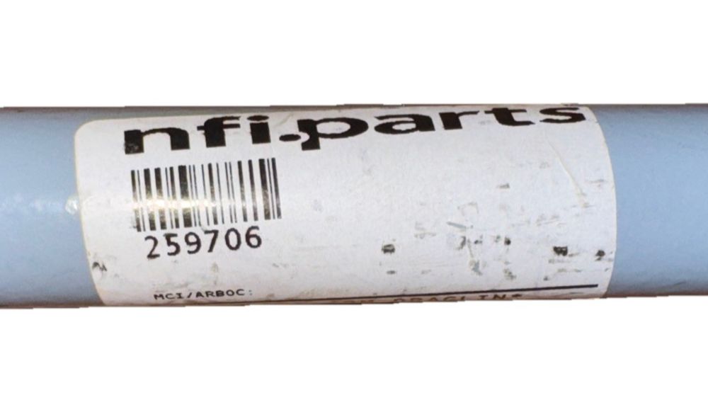 259707 NFI-Parts Assembly Control Arm, NFI parts – a blue tube with a barcode on it