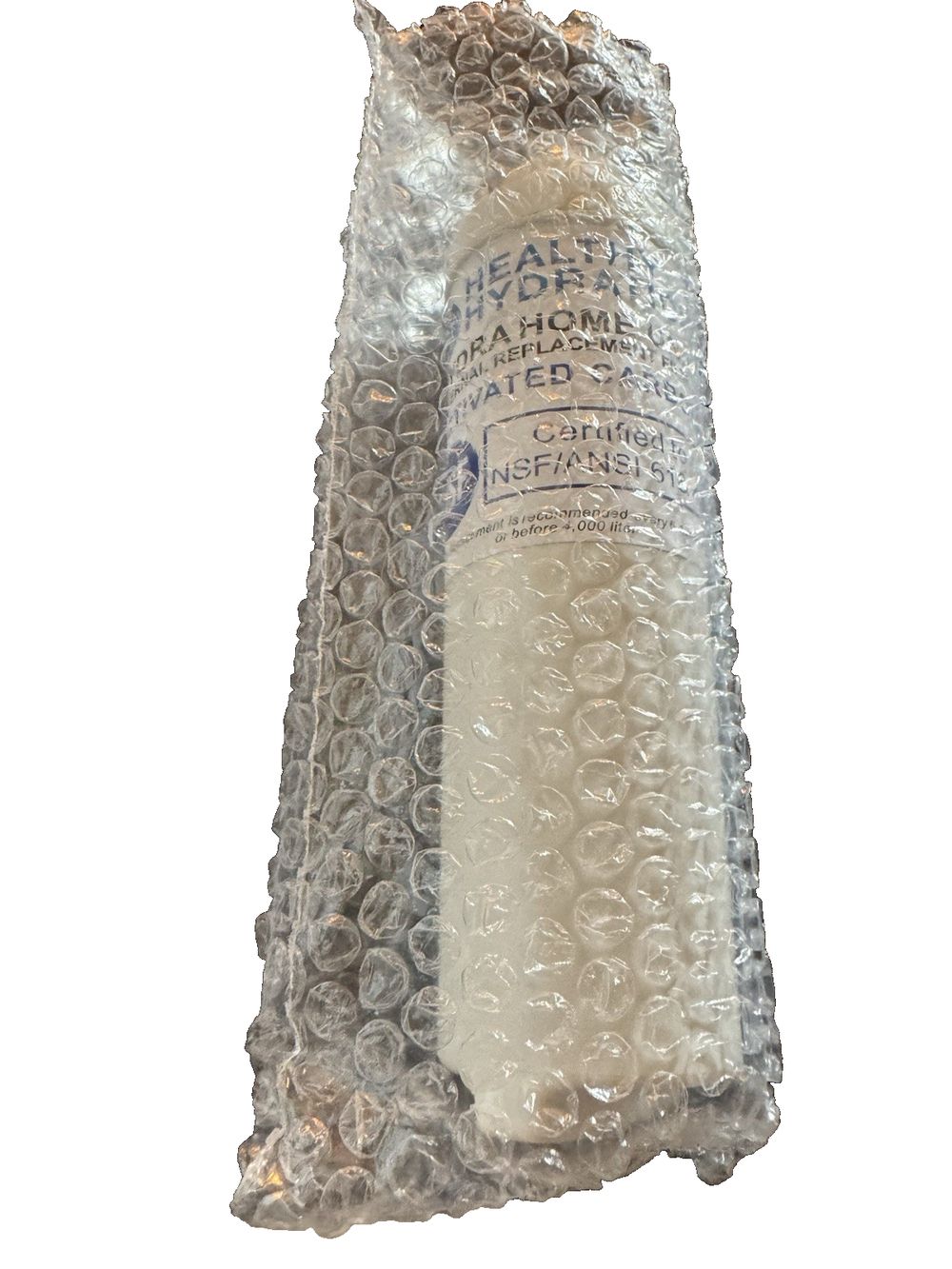 Healthy hydration Hydra home Unit Internal Replacement Filter – a bottle of water with a plastic cap