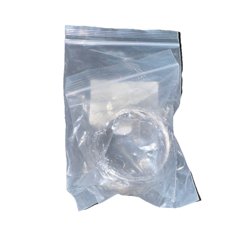 50mm Tial Flange Stainless Steel (Flange) – a clear plastic bag with a white background