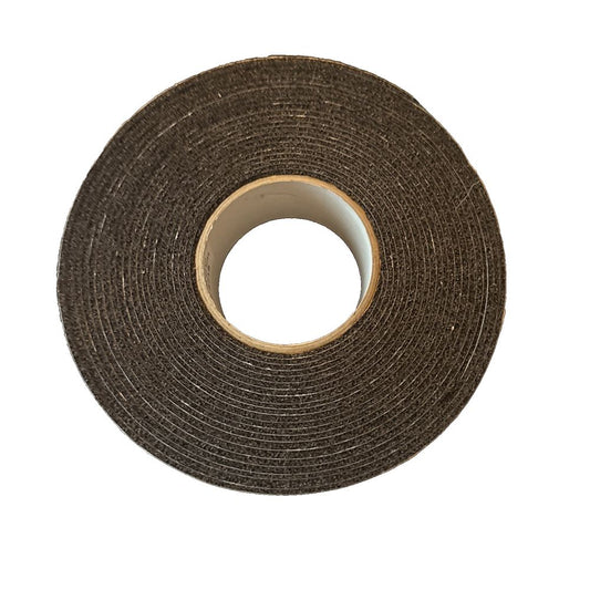 DiversiTech Foam Tape – 1/8 in. x 2 in. x 30 ft. | High-Quality Insulation – a roll of black cloth tape