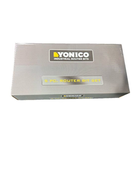 Yonico 13508Q 5 PC Router bit Set