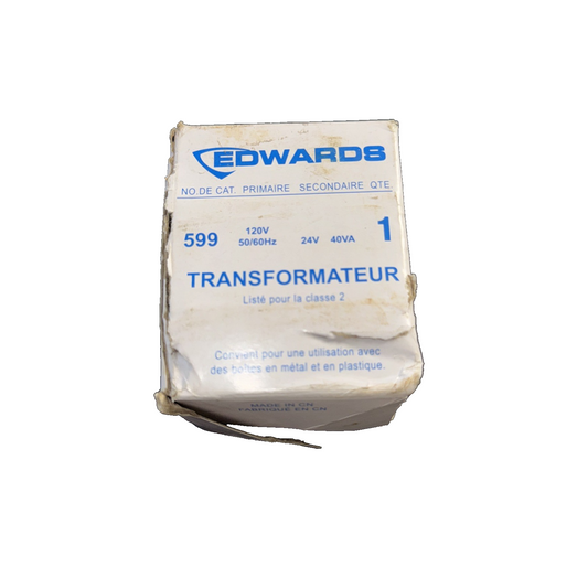 Edwards Signaling 599 120V/24V 40W Transformer