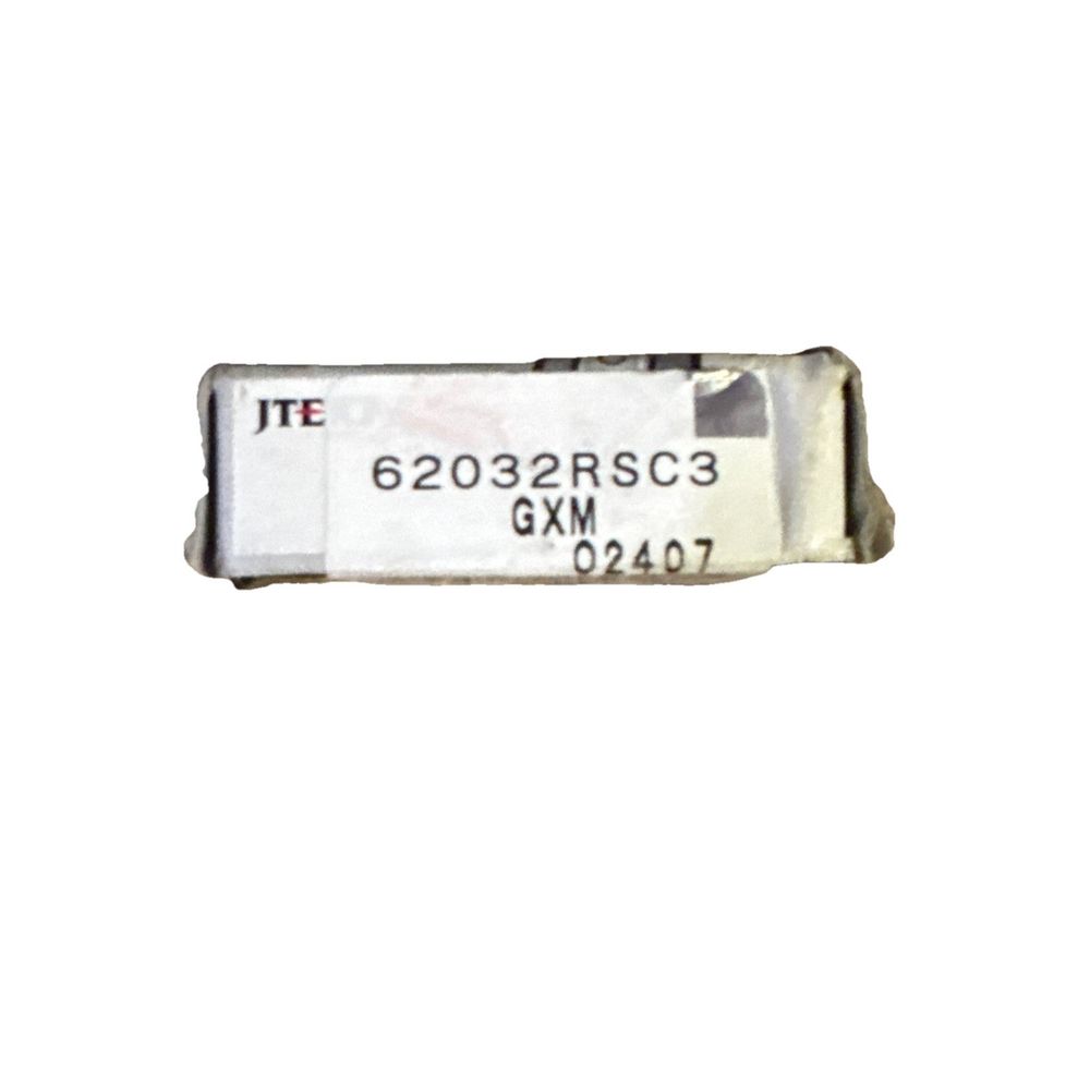 JTEKT Bearings 60062RSC3 - Double Sealed, 30 mm ID, 55 mm OD, 13 mm Width,, C3 I – a close up of a white battery